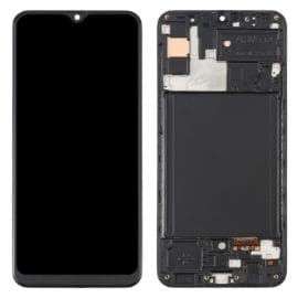 LCD za Samsung A307/Galaxy A30s + touch screen + frame Black OLED