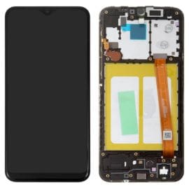 LCD za Samsung A202/Galaxy A20e + touch screen + frame Black CHO