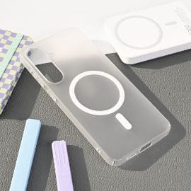 Torbica Magsafe Matte PC za Samsung S936B Galaxy S25 Plus bela