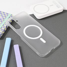 Torbica Magsafe Matte PC za Samsung A566B Galaxy A56 5G bela