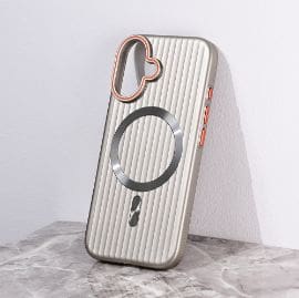 Torbica Magsafe Stripe za iPhone 16 6.1 siva