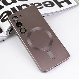 Torbica Magsafe Chrome za Samsung S911B Galaxy S23 5G siva