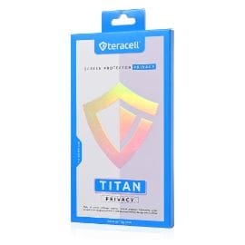 Zastitno staklo Tempered Glass Privacy Teracell Titan 2.5D za iPhone 15 Plus 6.7 crni