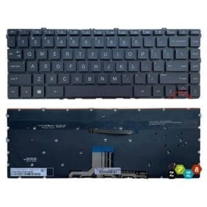 Tastatura za laptop HP Pavilion X360 14-EK 14-EC veliki enter sa pozadinskim osvetljenjem, crna