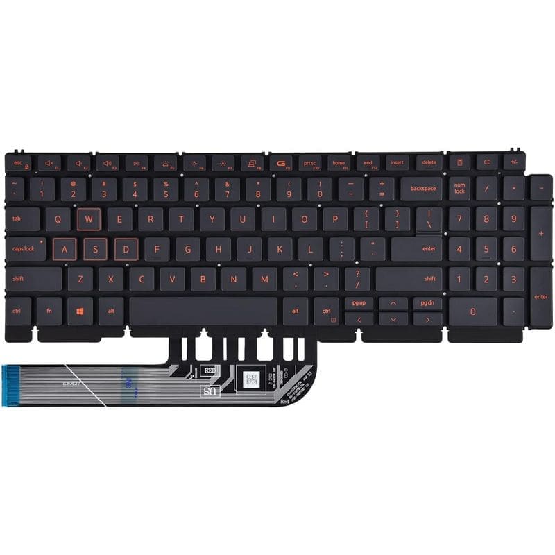 Tastatura za laptop Dell G15 5510 5511 5515 & G15 5530 5520 5521 5525 Series backlight red