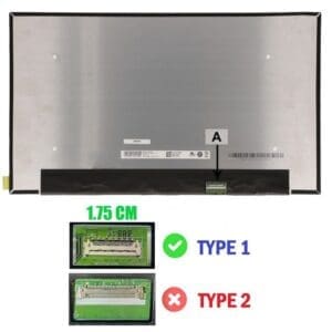 LED Ekran za laptop 15.6 slim 30pin 17mm type1 narrow coonector FULL HD IPS kraci bez kacenja RAVAN