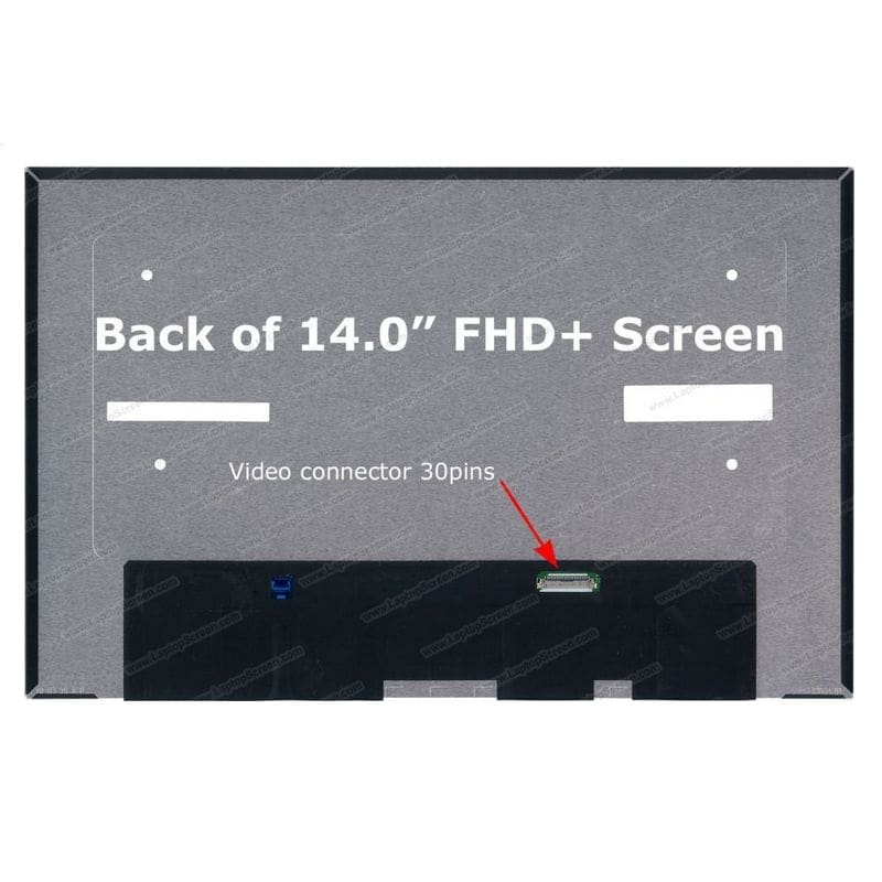 LED Ekran za laptop 14 slim 30pin FHD+ kraci bez kacenja, pomeren konektor na gore za lenovo