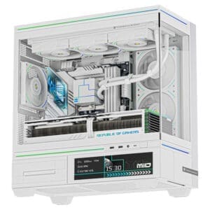 ThermalRight kuciste TL-M10 Vision White FAN4-C + ekran + kuleri