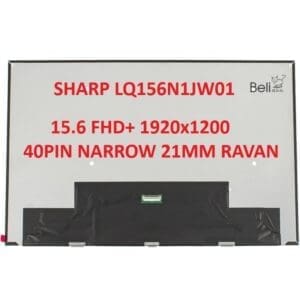 LED ekran za laptop 15.6 SLIM 40pin narrow 21mm FHD+ IPS KRAĆI bez kacenja RAVAN